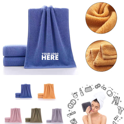Soft Cotton Facial Cleansing Towel - Beige Yellow