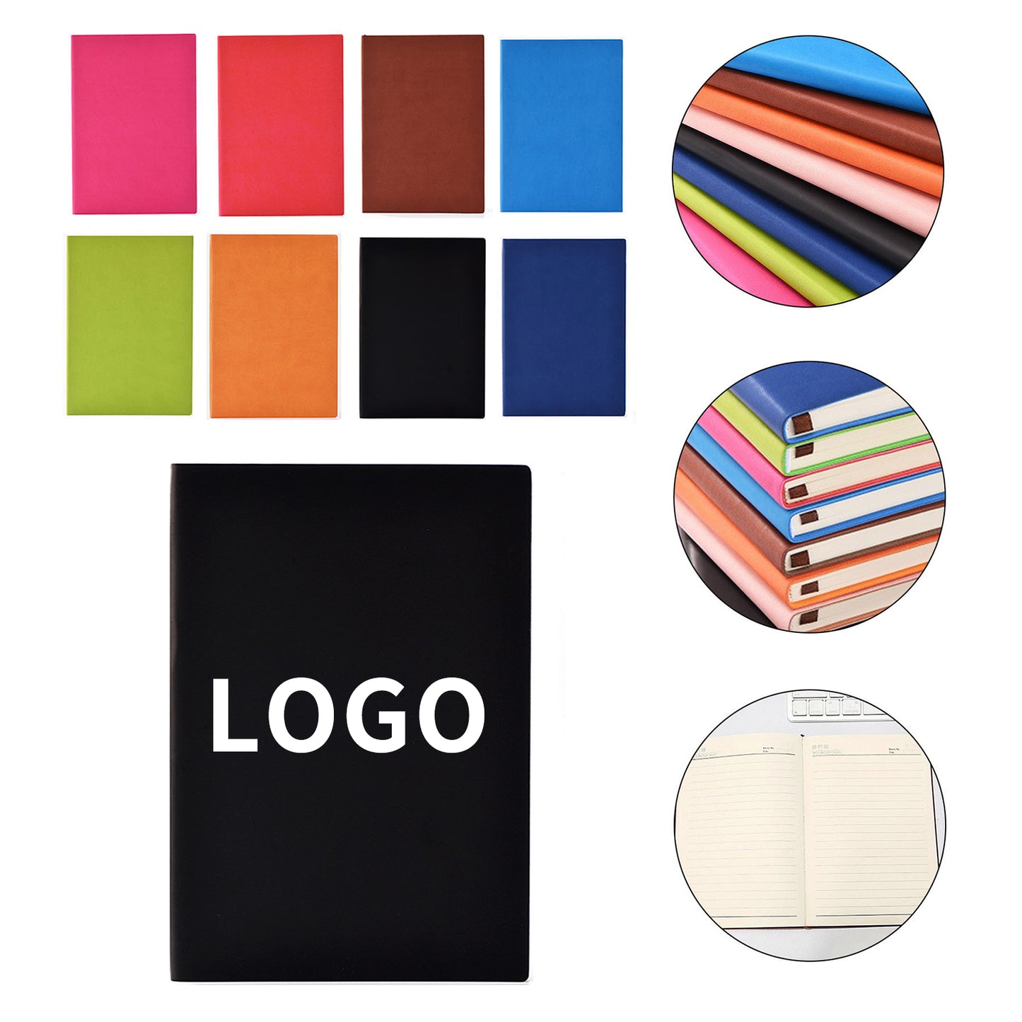 A5 PU Leather Notebook - Acid-Free &amp; Travel-Friendly