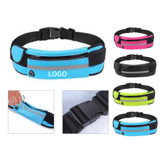 Adjustable Neoprene Runner's Waistpack - Orange