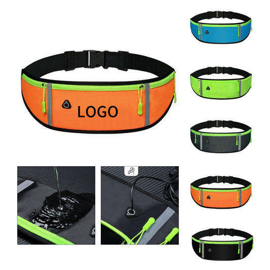 Streamlined Athletic Waist Pouch - Black