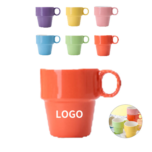 9 Oz. Ceramic Stackable Efficiency Mug 270ml - Yellow