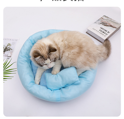 Furbelite™ Plush CozyPet Nest – Ultra-Soft Round Bed for Cats &amp; Dogs