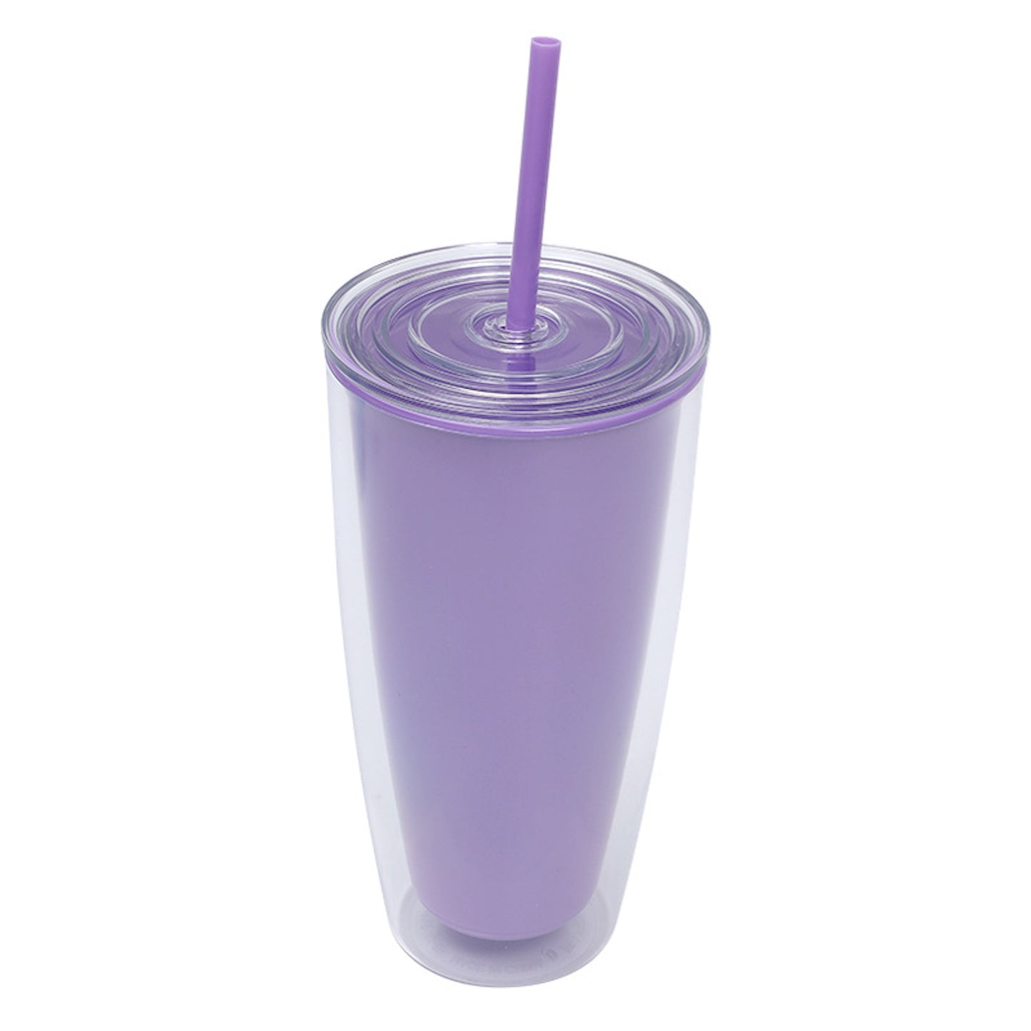 Double Wall Insulated Tumbler with Straw and Lid