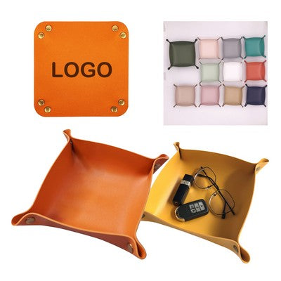 PU Leather Organizer Tray