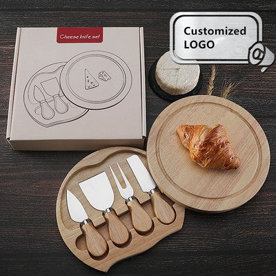 Harper Mini Bamboo Cheese Board Knife Set - Woodiness