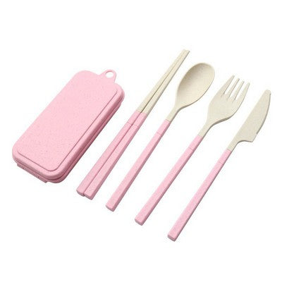 Wheat Straw Tableware Set - Eco-Friendly & Durable