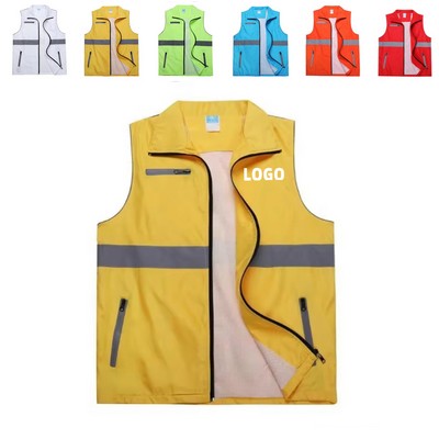 Worker Safety Vest - Yellow