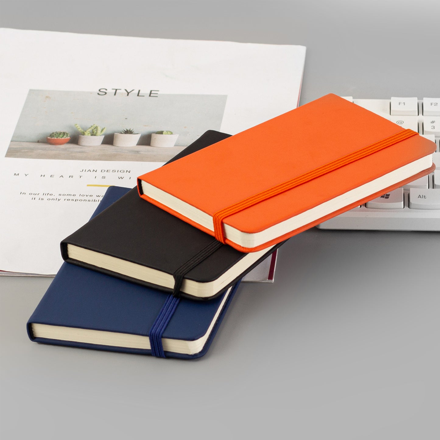 MOQ 30 PU Hardcover Notebook