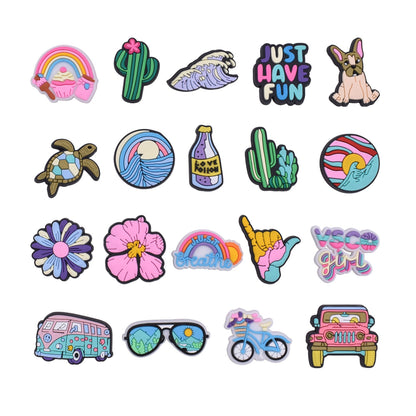 Custom PVC Charms for Shoes / Bracelets - Red