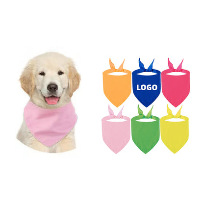 Pet Triangle Solid Bandanna - Crimson