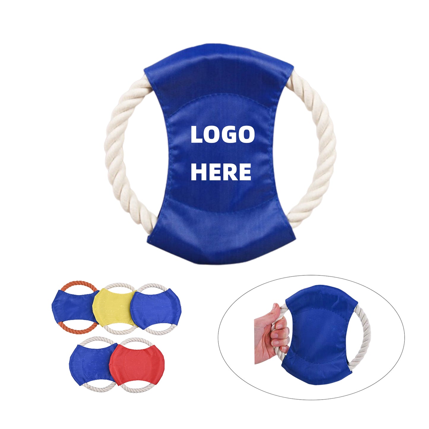 Custom Dog Toys Flying Disc Rope for Effective Brand Marketing