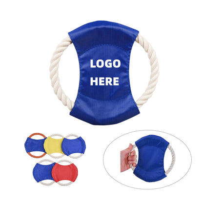 Custom Dog Toys Flying Disc Rope for Effective Brand Marketing