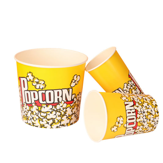 85OZ Grease Resistant Fried Chicken Popcorn Bucket Snack Tub