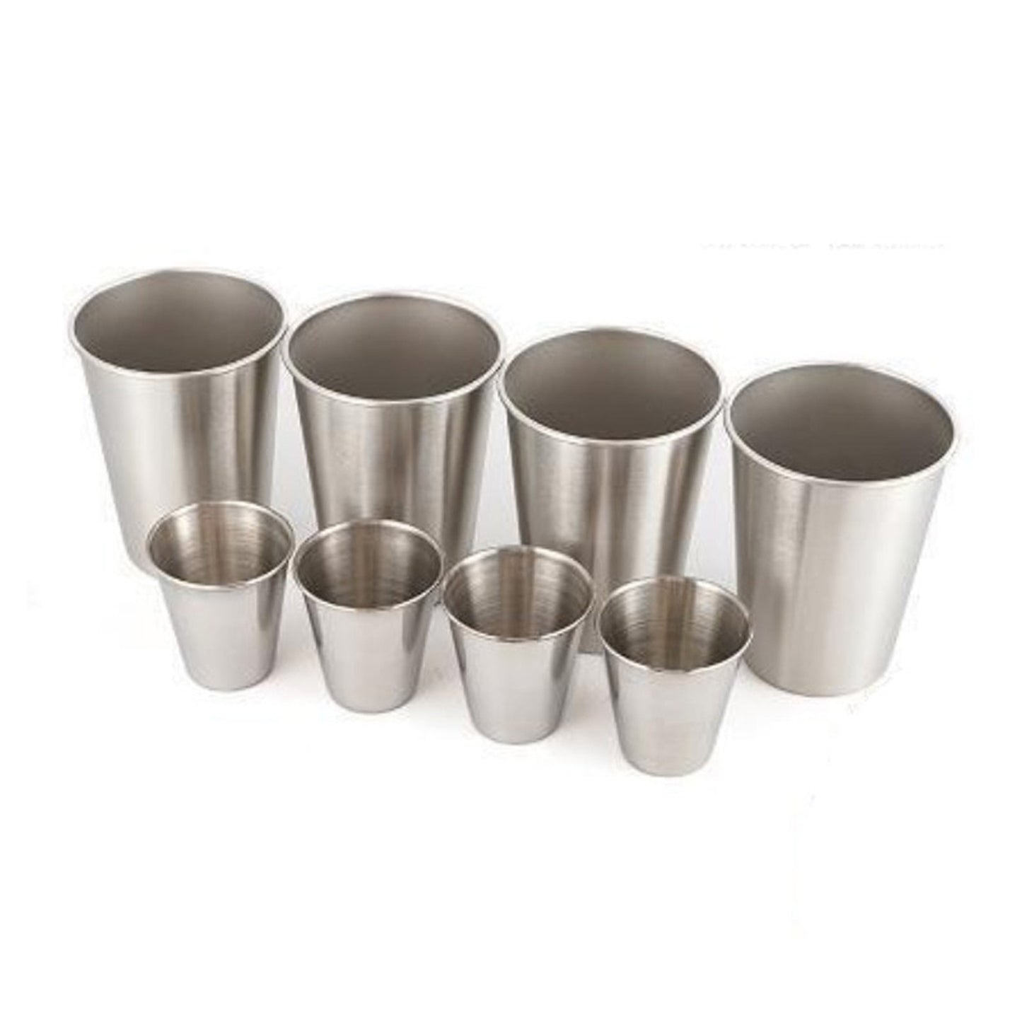 16oz Stainless Steel Cups MOQ 50PCS - Silver