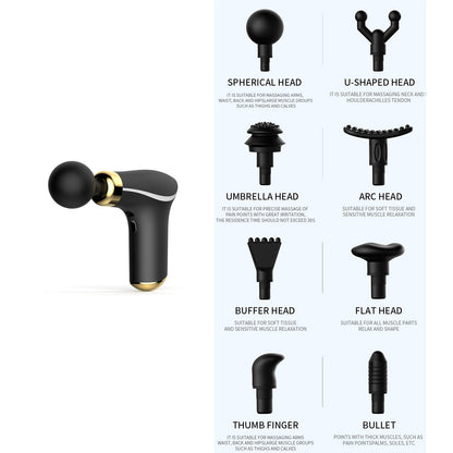 Professional Massage Gun with 8 Heads MOQ 10PCS