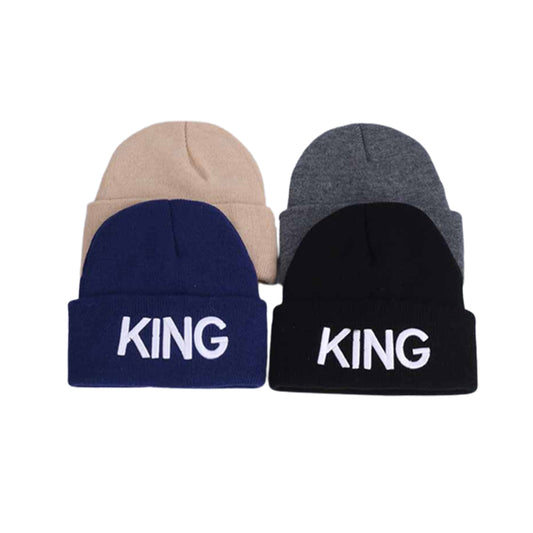 Stretchable Knit Beanie Caps - Green