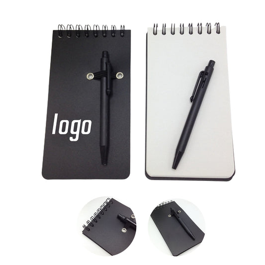 Budget Jotters with Pen - Black