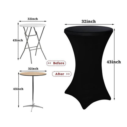 32" Round Stretch Table Cover - Custom