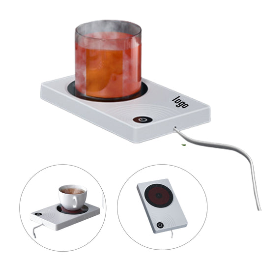 Rectangle Cup Warmer Coaster MOQ 20PCS - White