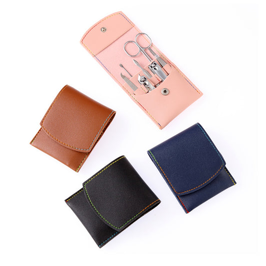 PU Leather Manicure Sets 7 In 1