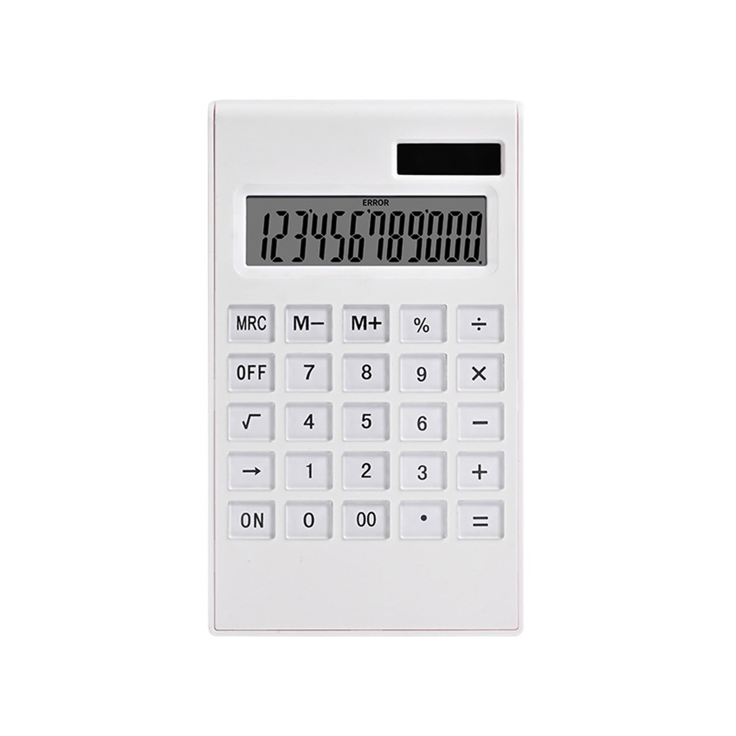 Desktop Calculator 12 Digit Solar Energy - White