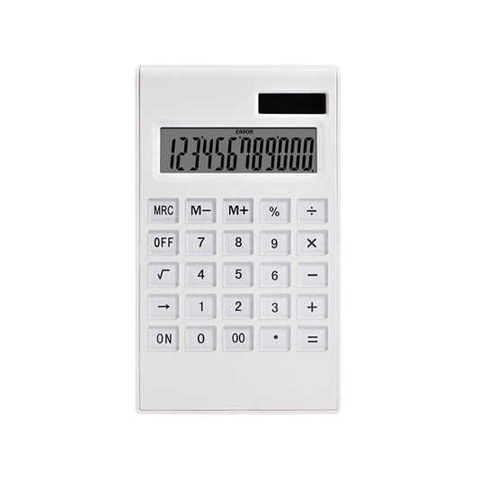 Desktop Calculator 12 Digit Solar Energy - White