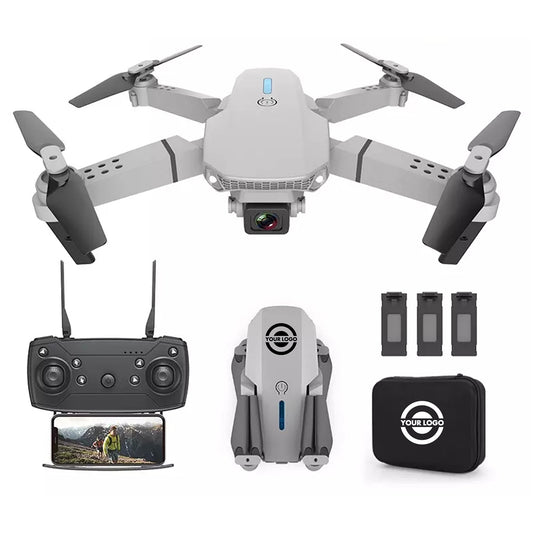 Drone (Dual Camera) w/ Carrying Case MOQ 20PCS - Black