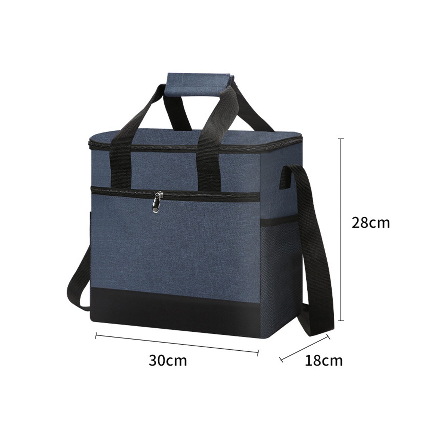 Insulated Lunch Bag Soft Cooler Tote MOQ 20 - Black