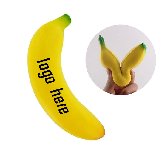 Printed Banana Stress Relievers - Yellow