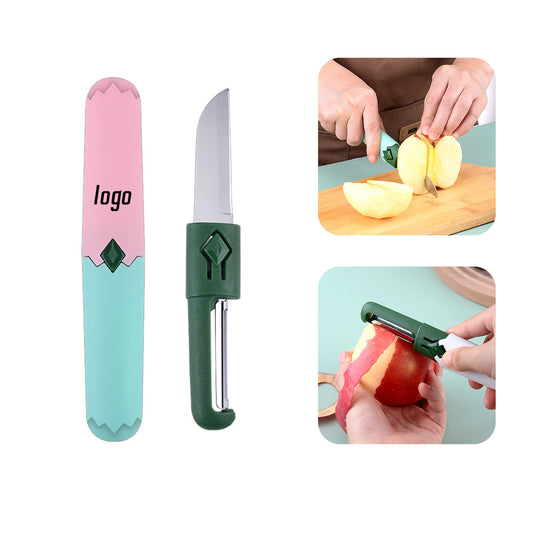 2 in 1 Fruit Peeler Knife MOQ 40