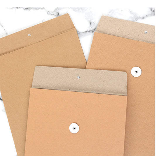 Kraft Paper Document Envelope - Brown