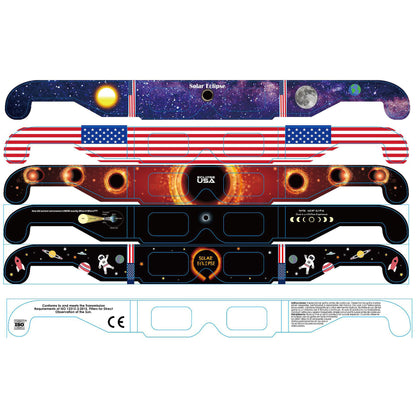 Certified Solar Eclipse Glasses - White