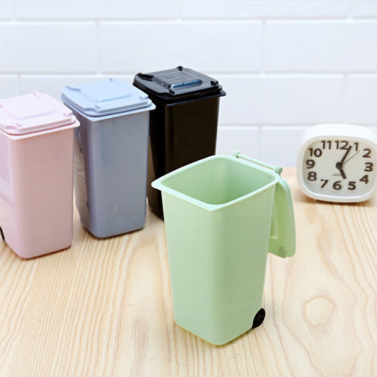 Mini Plastic Desktop Trash Can MOQ 50