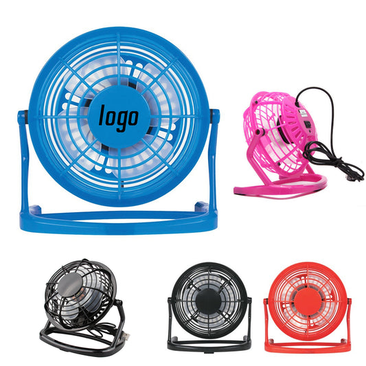 Small USB Desk Fan MOQ 15 - Black