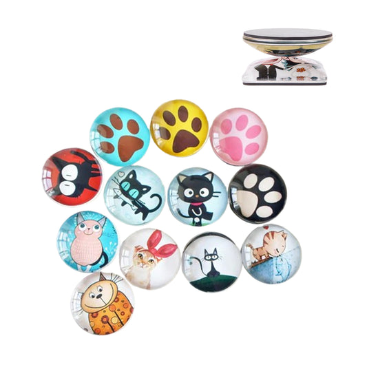 Budget Glass Magnetic Magnet Fridge Sticker