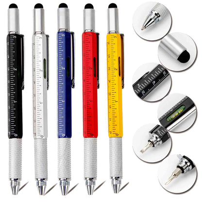 6 in 1 Multitool Tech Tool Pen - White