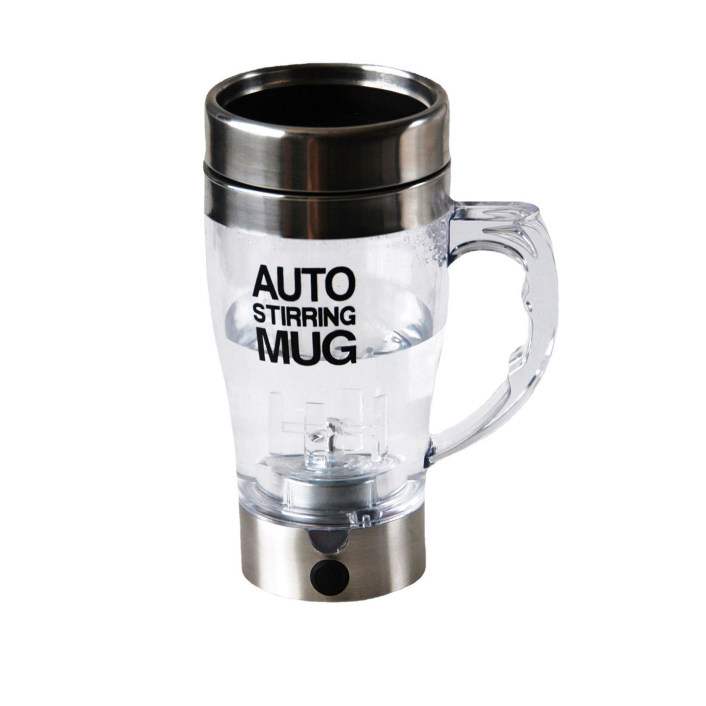 Self-Stirring Travel Coffee Mug - Clear