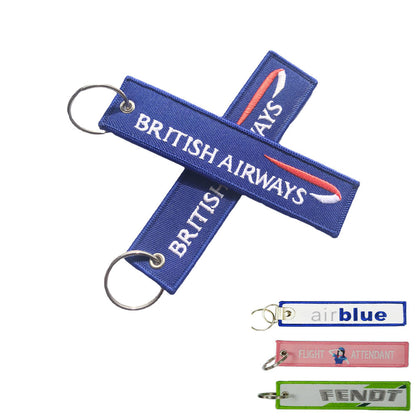 Embroidered Key Chain - Various