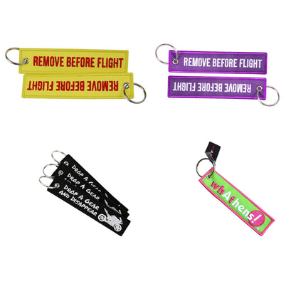 Embroidered Key Chain - Various