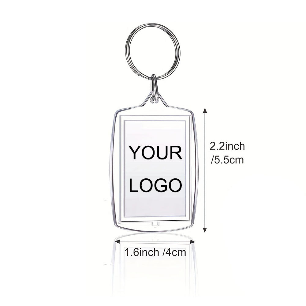 Photo Acrylic Keychain - Clear