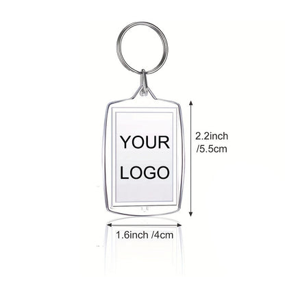 Photo Acrylic Keychain - Clear