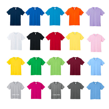 Custom Imprint Cotton Short Sleeve T-Shirts