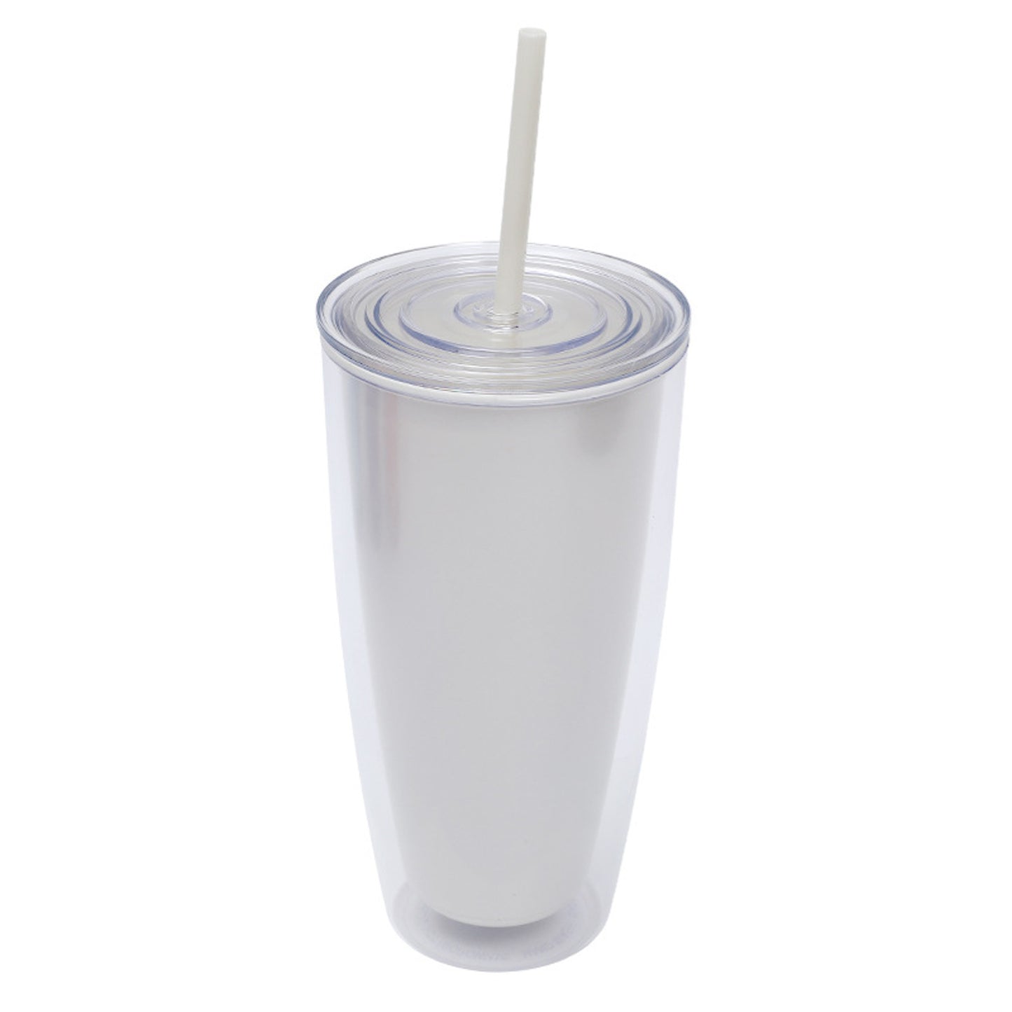Double Wall Insulated Tumbler with Straw and Lid