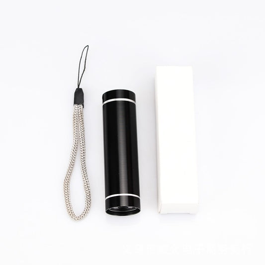Pocket Aluminum Mini LED Flashlight - Black