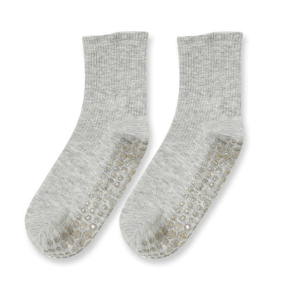 Non-Slip Socks with Custom LOGO - Milk White