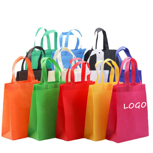 Non-Woven Grocery Tote Bag - White