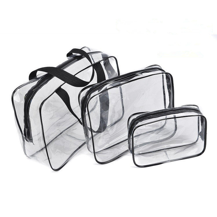 Clear Transparent PVC Waterproof Toilet Bag Or Wash Bag