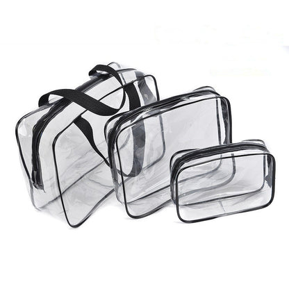 Clear Transparent PVC Waterproof Toilet Bag Or Wash Bag