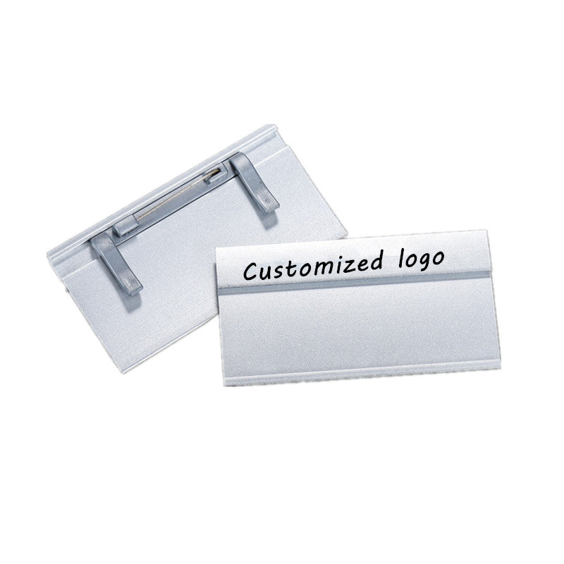 Aluminum Window Badges (0.78"X2.36") Rectangle