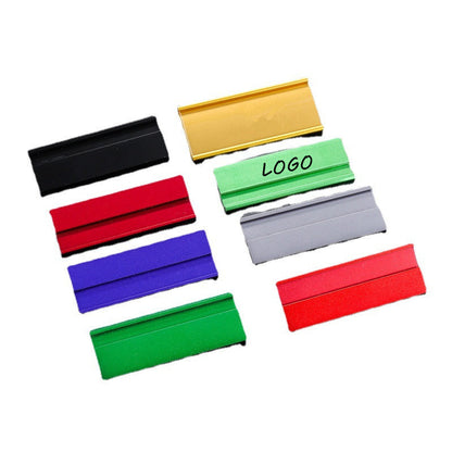 Aluminum Window Badges (0.78"X2.36") Rectangle